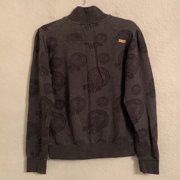 Bocawear Cotton Blend Logo Zipper Women’s Jacket Size L - Picture 2 of 12